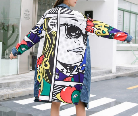 The SKANDi Pop Art Denim Jacket