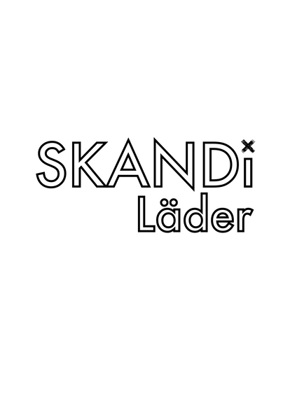 The SKANDi Artisan Läder Wrist Wrap - Red Stitch